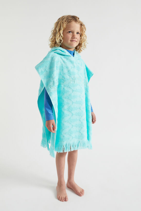 Shark Terry Poncho  Island Green  hi-res