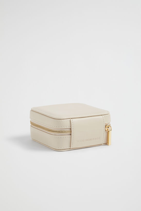 Square Jewellery Case  Stone  hi-res