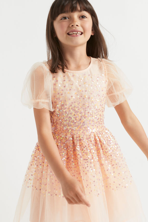 Sequin Dress  Flamingo  hi-res