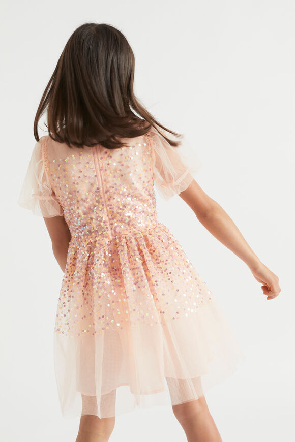 Sequin Dress  Flamingo  hi-res