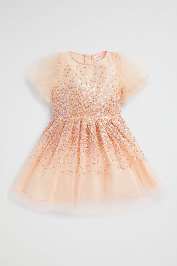 Sequin Dress  Flamingo  hi-res