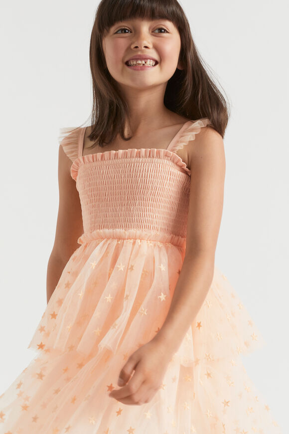 Embroidered Dress  Flamingo  hi-res