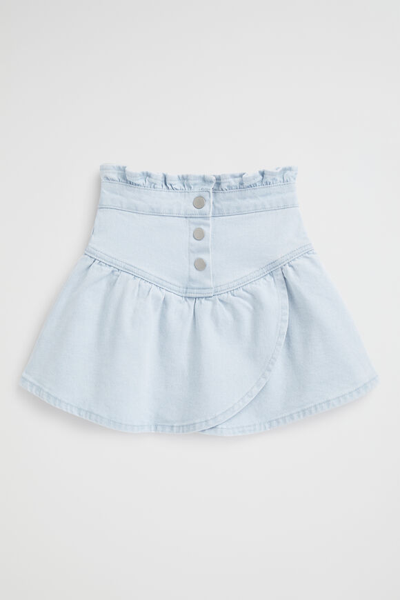Denim Skirt  Sun Bleach  hi-res