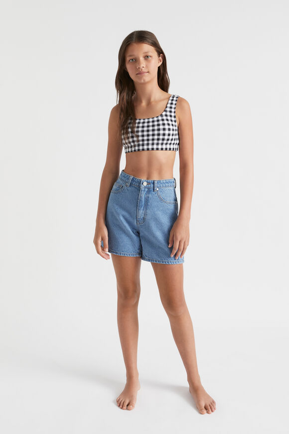 Gingham Bikini  Black  hi-res