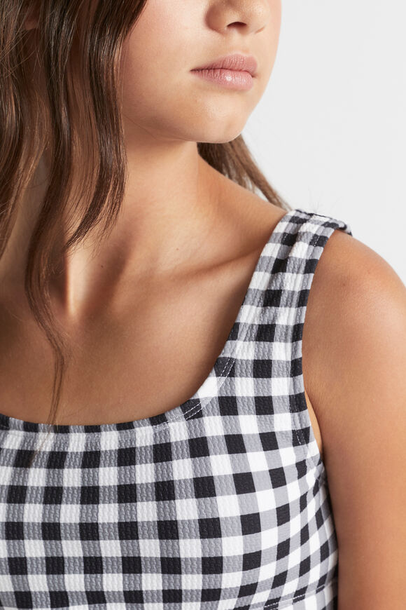Gingham Bikini  Black  hi-res
