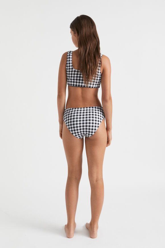 Gingham Bikini  Black  hi-res