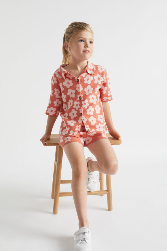 Knit Jacquard Shirt  Red Clay  hi-res