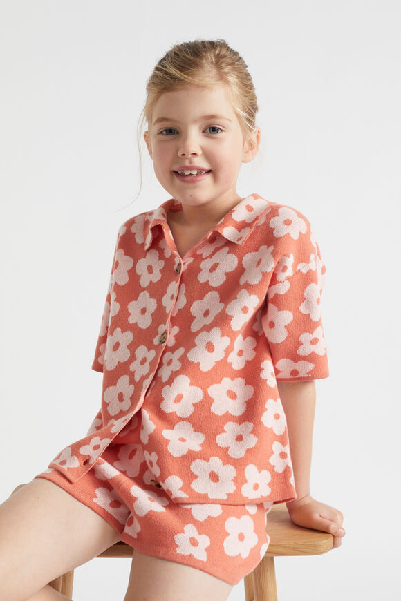 Knit Jacquard Shirt  Red Clay  hi-res