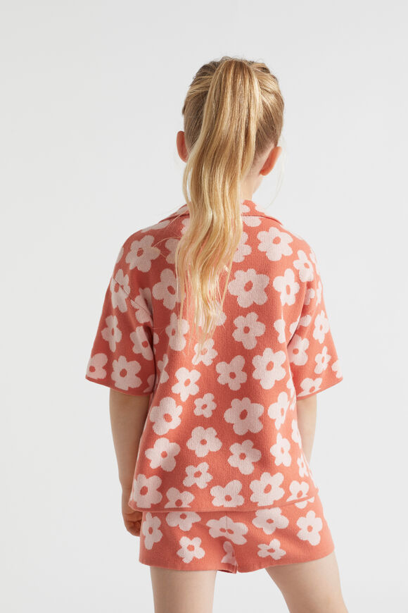 Knit Jacquard Shirt  Red Clay  hi-res