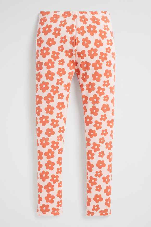 Retro Floral Legging  Dusty Rose  hi-res