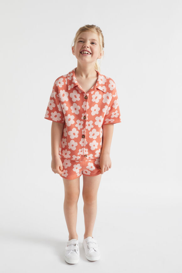 Knit Jacquard Short  Red Clay  hi-res