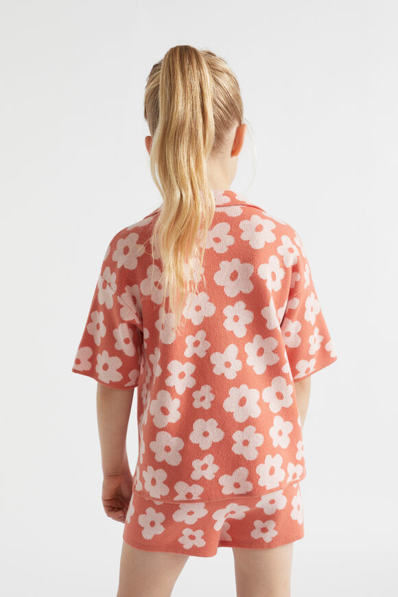 Knit Jacquard Short  Red Clay  hi-res