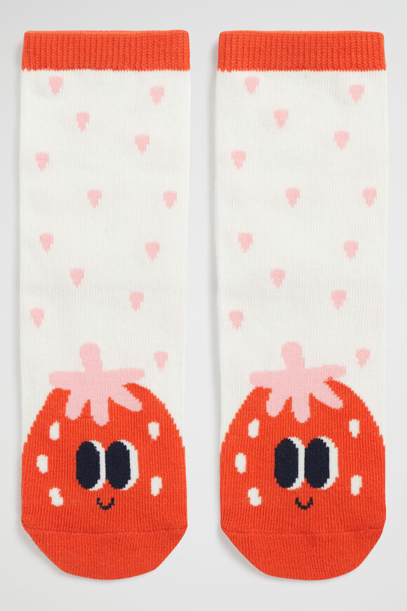 Strawberry Sock  Multi  hi-res