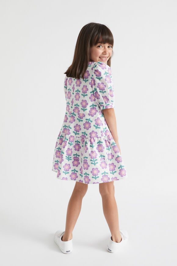 Retro Floral Dress  Multi  hi-res