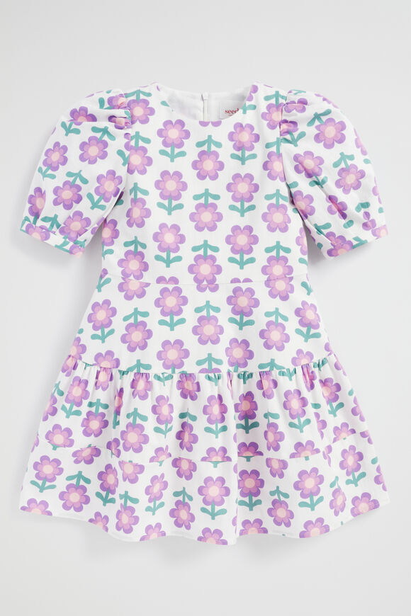 Retro Floral Dress  Multi  hi-res