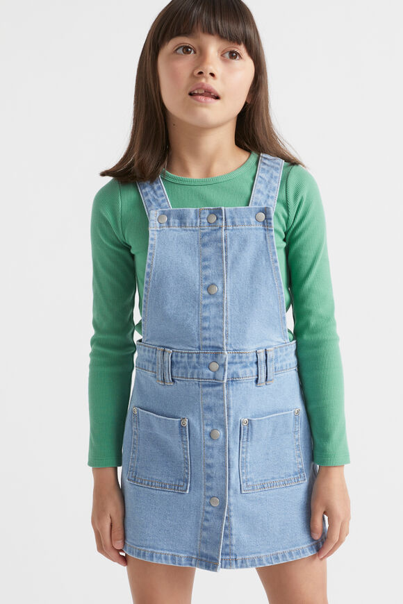 Denim Pinafore  Original Indigo  hi-res