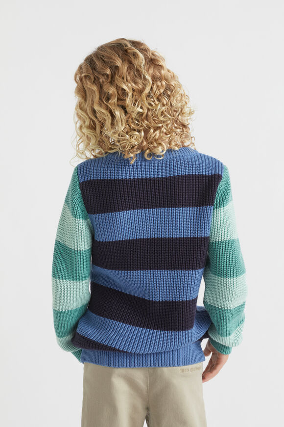 Stripe Crew Knit  Multi  hi-res