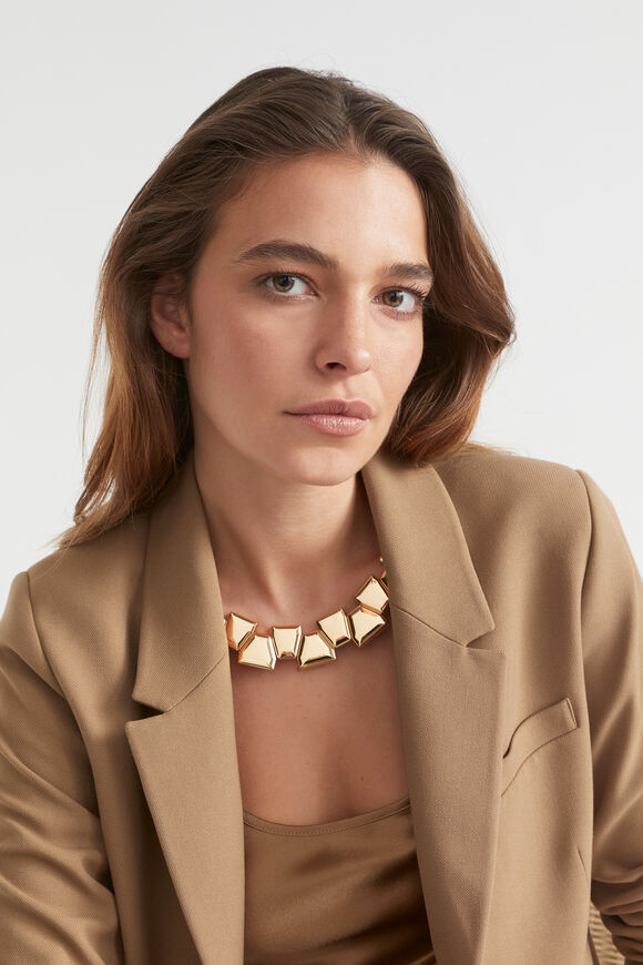 Large Link Necklace  Gold  hi-res