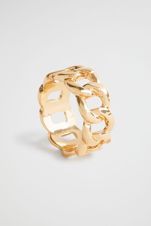 Chain Ring  Gold  hi-res