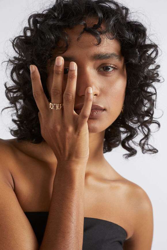 Chain Ring  Gold  hi-res