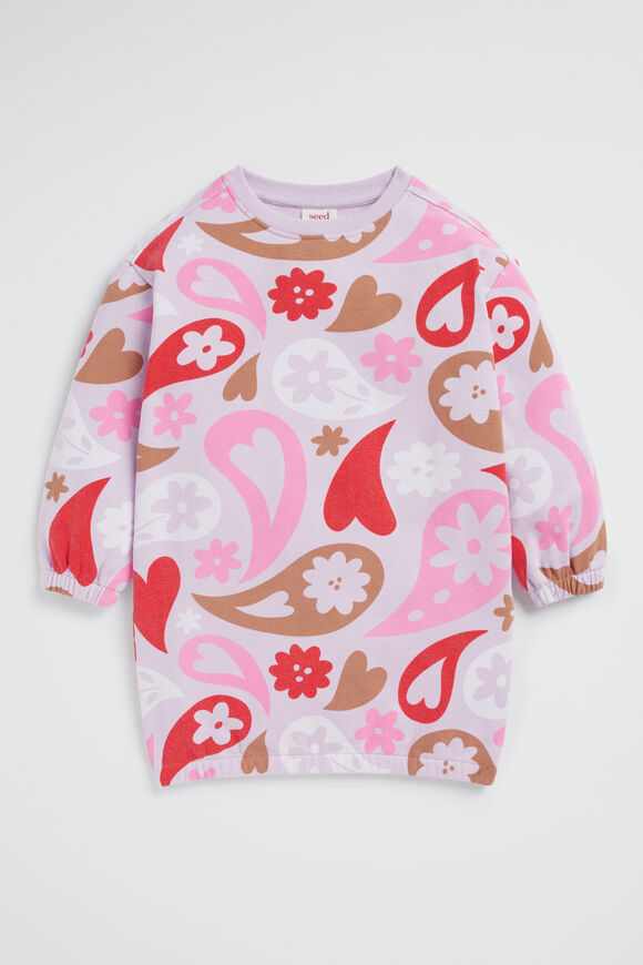 Oversize Paisley Dress  Orchid  hi-res