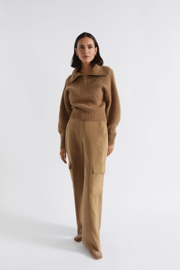 Cargo Wide Leg Pant  Deep Brass  hi-res