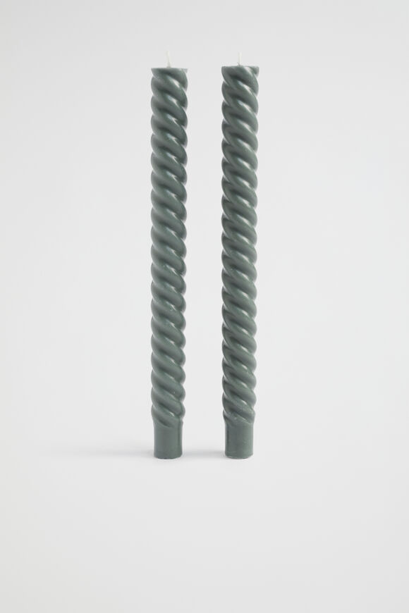Twist Candle Set of 2  Eucalypt  hi-res