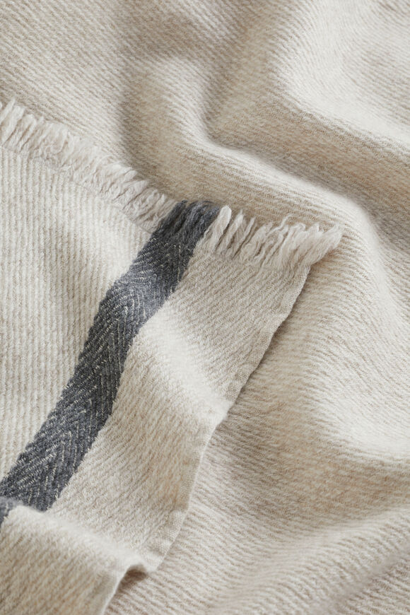 Harlowe Throw  Oat Marle  hi-res