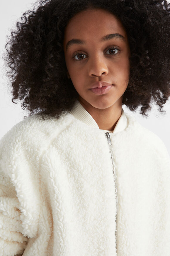 Teddy Bomber Jacket  Vintage Cream  hi-res
