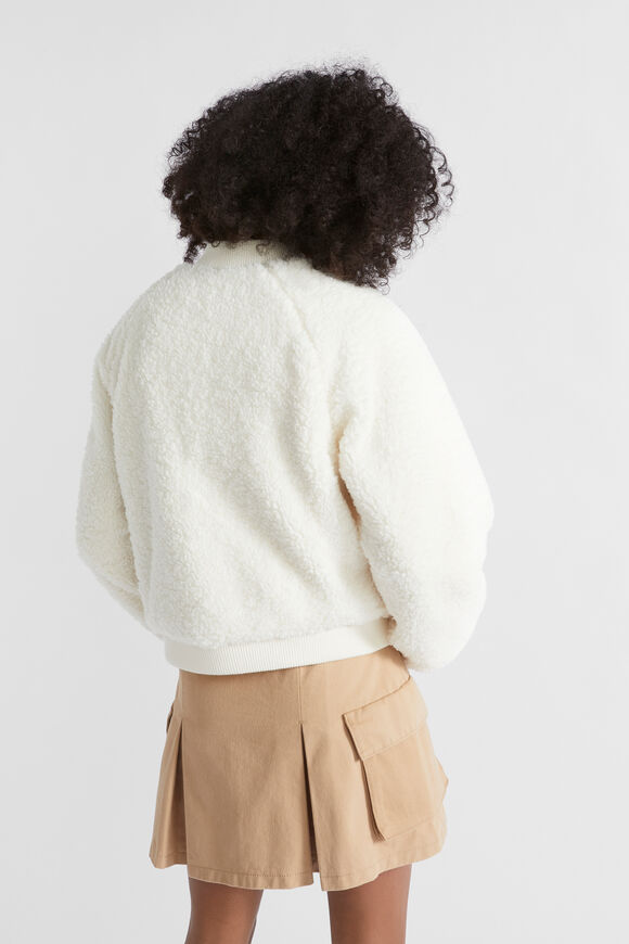 Teddy Bomber Jacket  Vintage Cream  hi-res