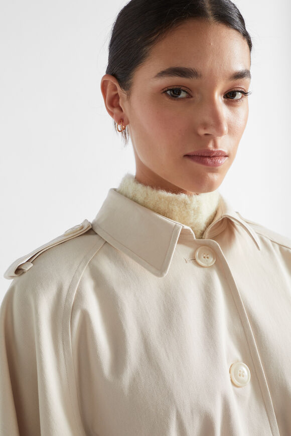Trench Cape  Vanilla Cream  hi-res