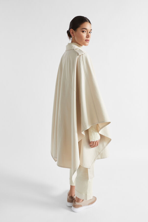 Trench Cape  Vanilla Cream  hi-res