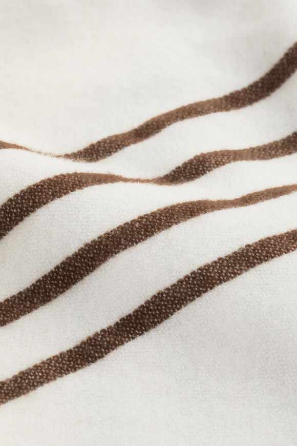 Stripe Poncho  Vanilla Cream Stripe  hi-res