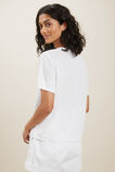 Core Linen Boxy Tee  Whisper White  hi-res