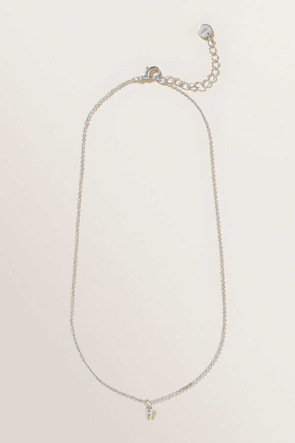 Initial Necklace  H  hi-res