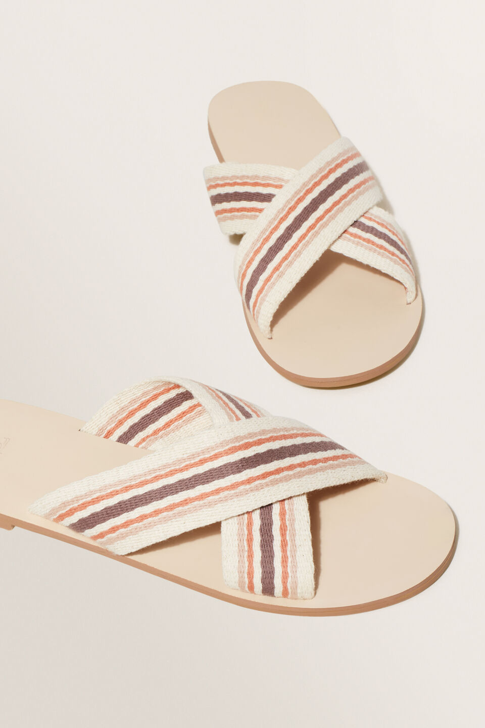 Gemma Woven Sandal  Earth Red Multi