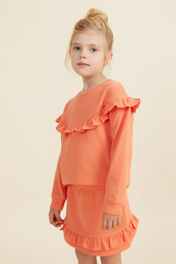 Frill Sweat  Tangerine  hi-res