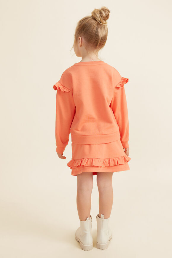 Frill Sweat  Tangerine  hi-res