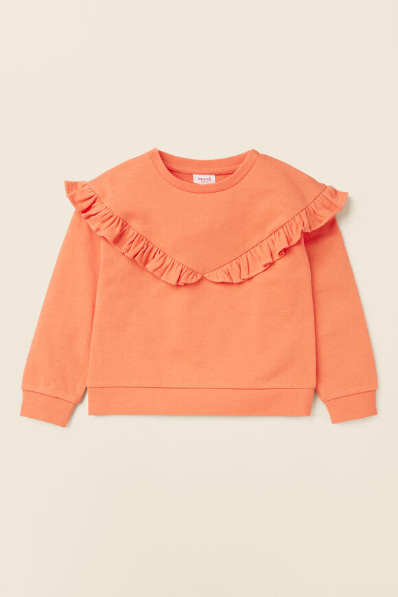 Frill Sweat  Tangerine  hi-res