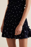 Shirred Floral Skirt    hi-res