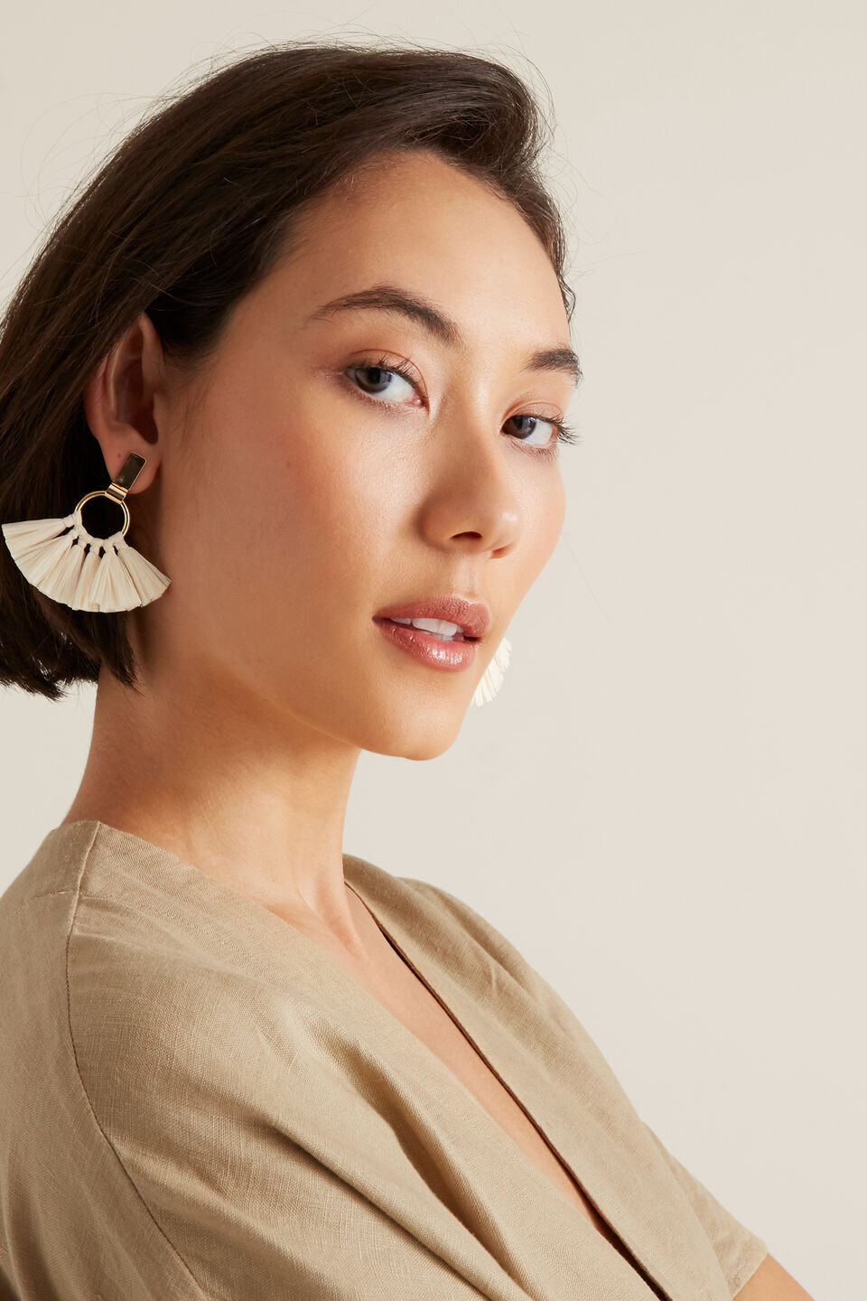 Circle Tassel Earring  