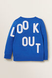 Felt Slogan Windcheater    hi-res