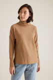 Roll Neck Textured Top    hi-res