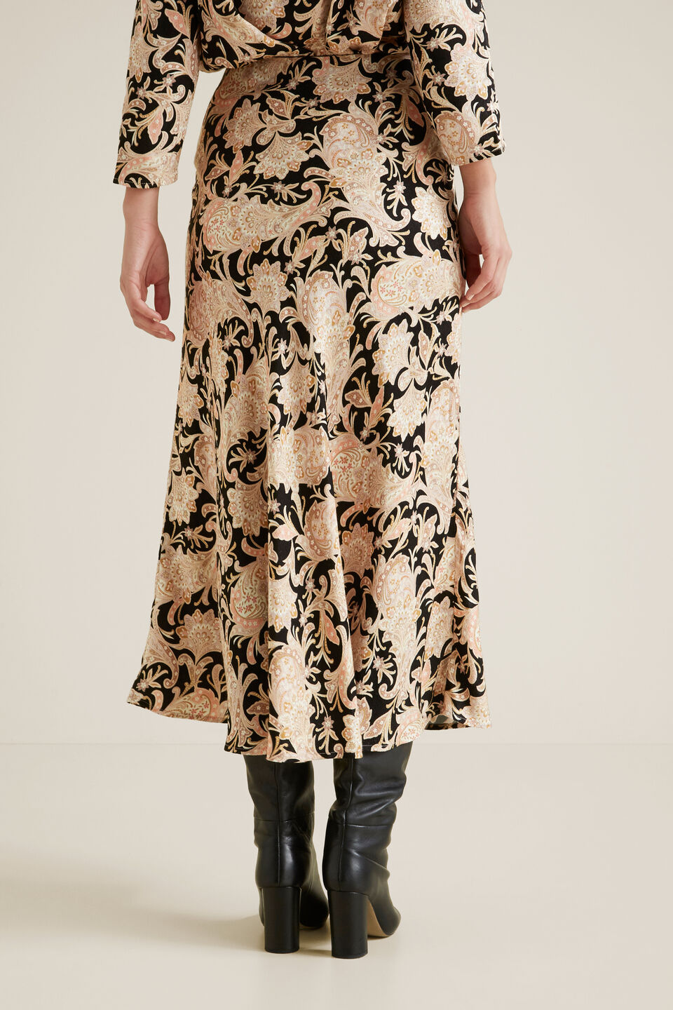 Paisley Swing Skirt  