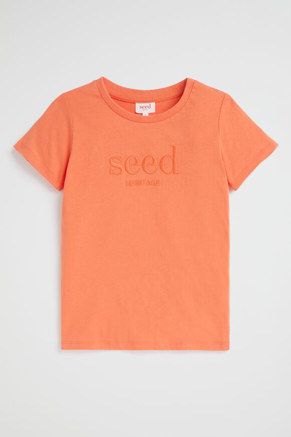 Core Logo Tee  Tangerine  hi-res