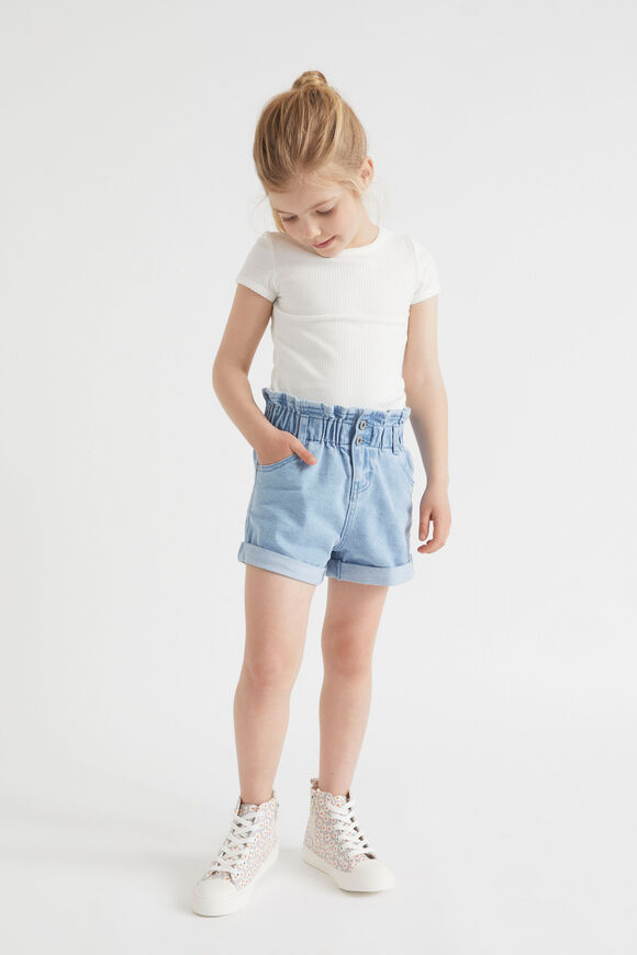 Core Summer Rib Tee  Vintage White  hi-res