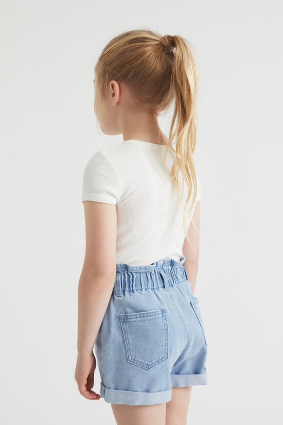 Core Summer Rib Tee  Vintage White  hi-res