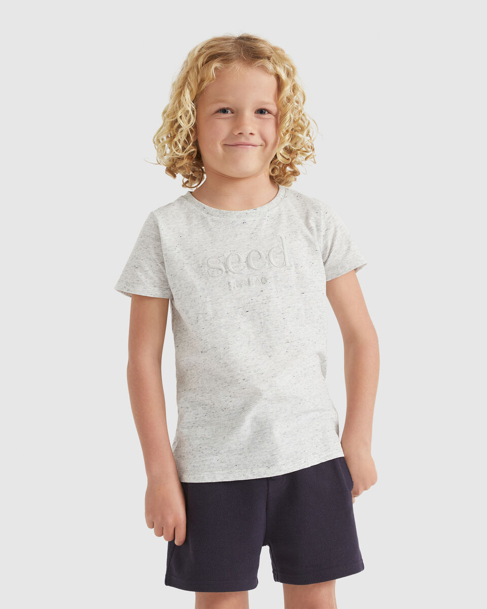 Core Logo Tee  Cloudy Marle