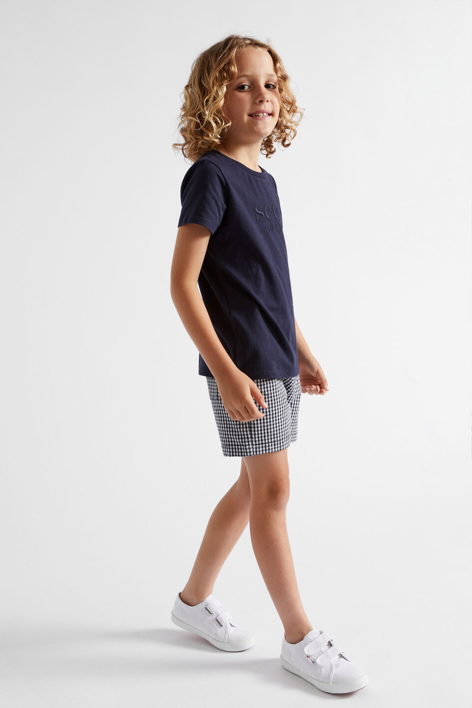 Core Logo Tee  Midnight Blue