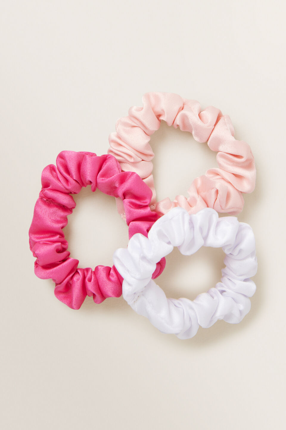 Satin Scrunchie Trio  